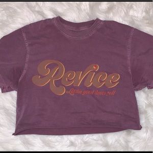 Revice Jeans Brand Cropped Tee